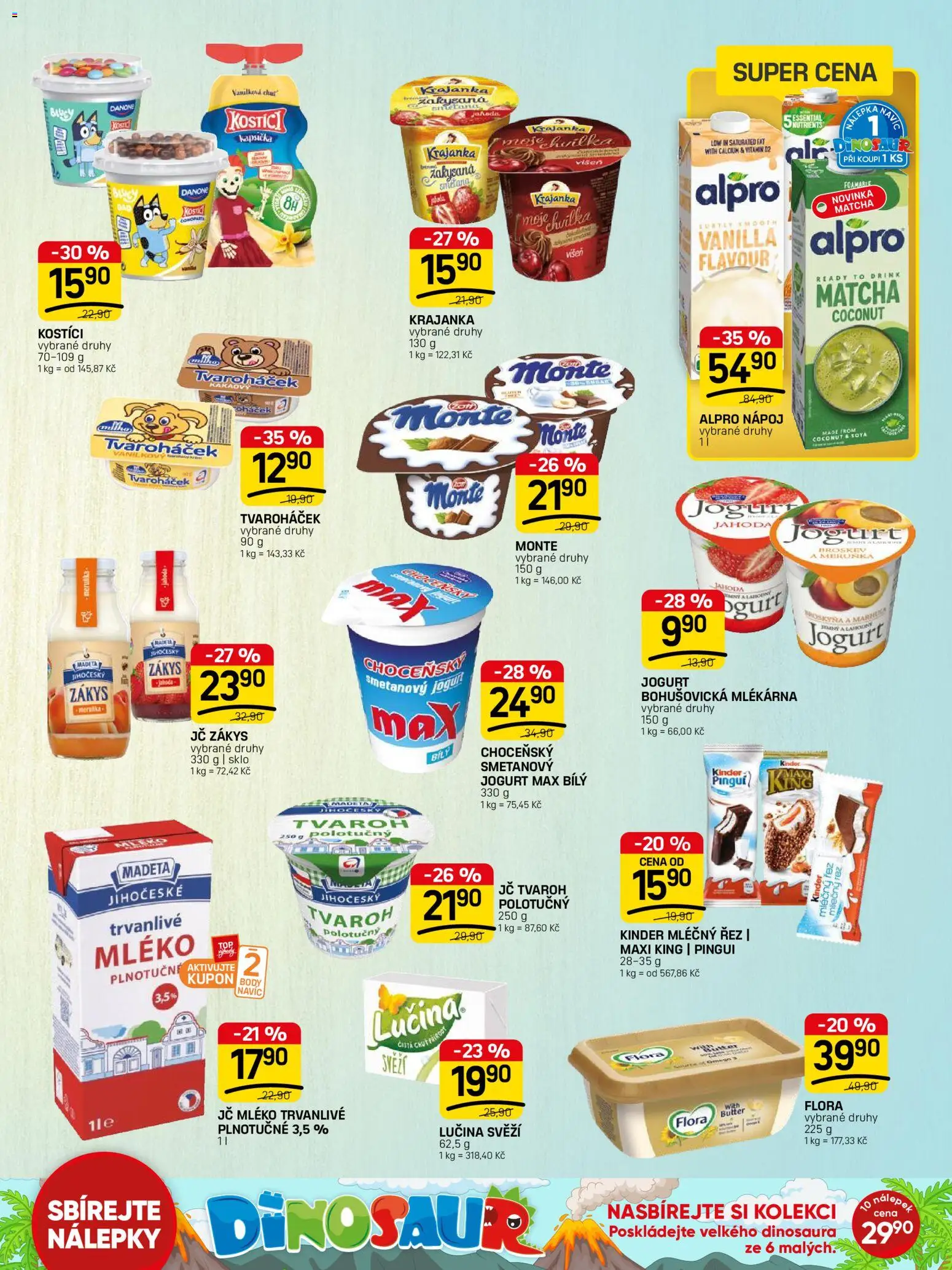 Flop leták - FlopTop od 05.08.2026 | Strana: 5 | Produkty: Kinder mléčný řez, Jogurt, Tvaroháček, Alpro