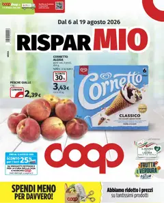 Anteprima del volantino COOP volantino valido a partire dal 06/08/2026