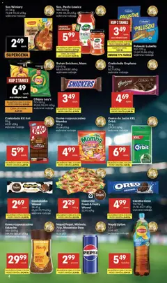 Pogląd oferty "Delikatesy Centrum gazetka" - ważna od 18.06.2026 | Strona: 4 | Produkty: Kawa rozpuszczalna, Ciastka Oreo, Paluszki, Kawa