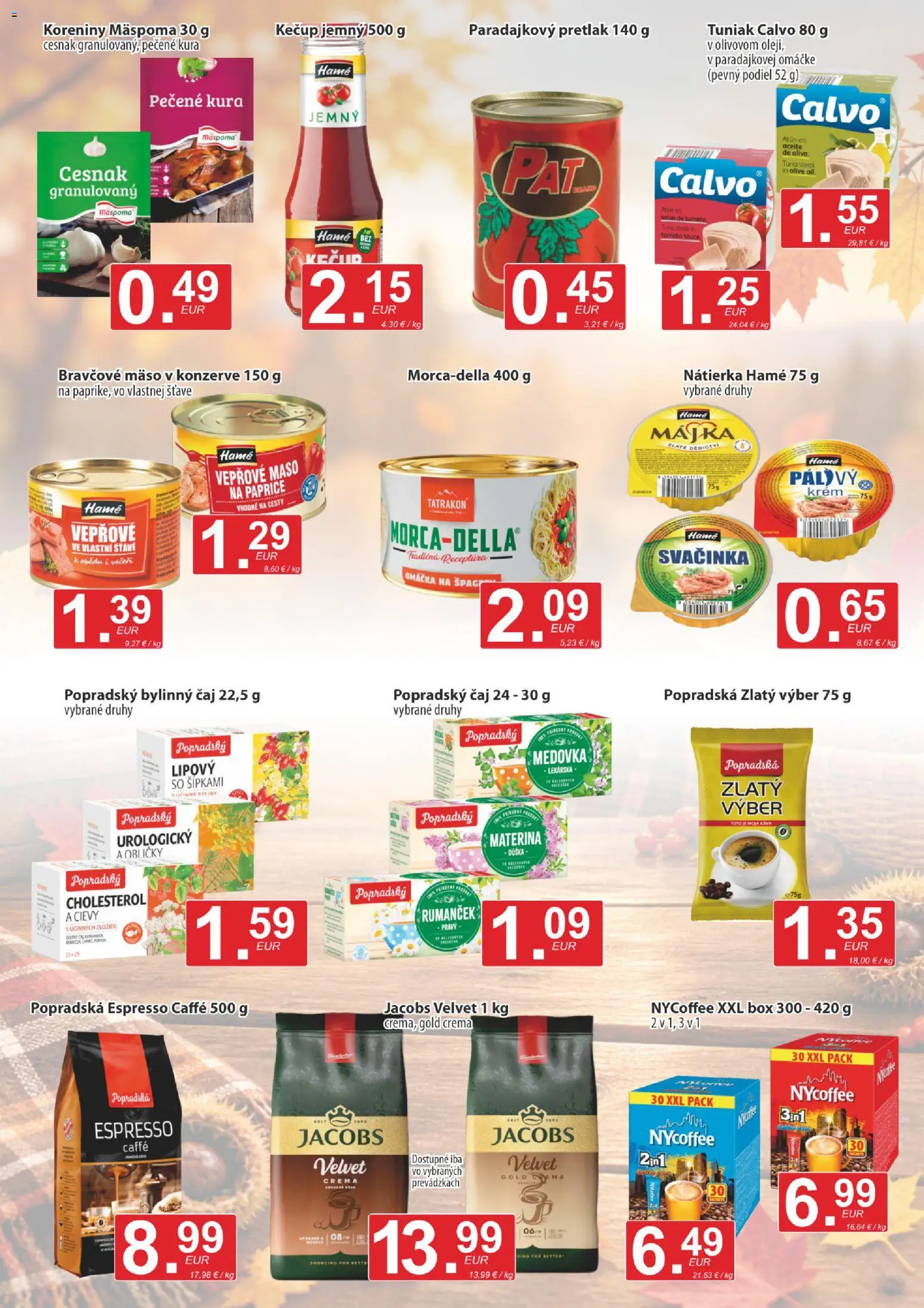 Nové CBA Verex akcie – leták je platný od 17.09.2026 | Strana: 7 | Produkty: Káva, Mäso, Pretlak, Steak