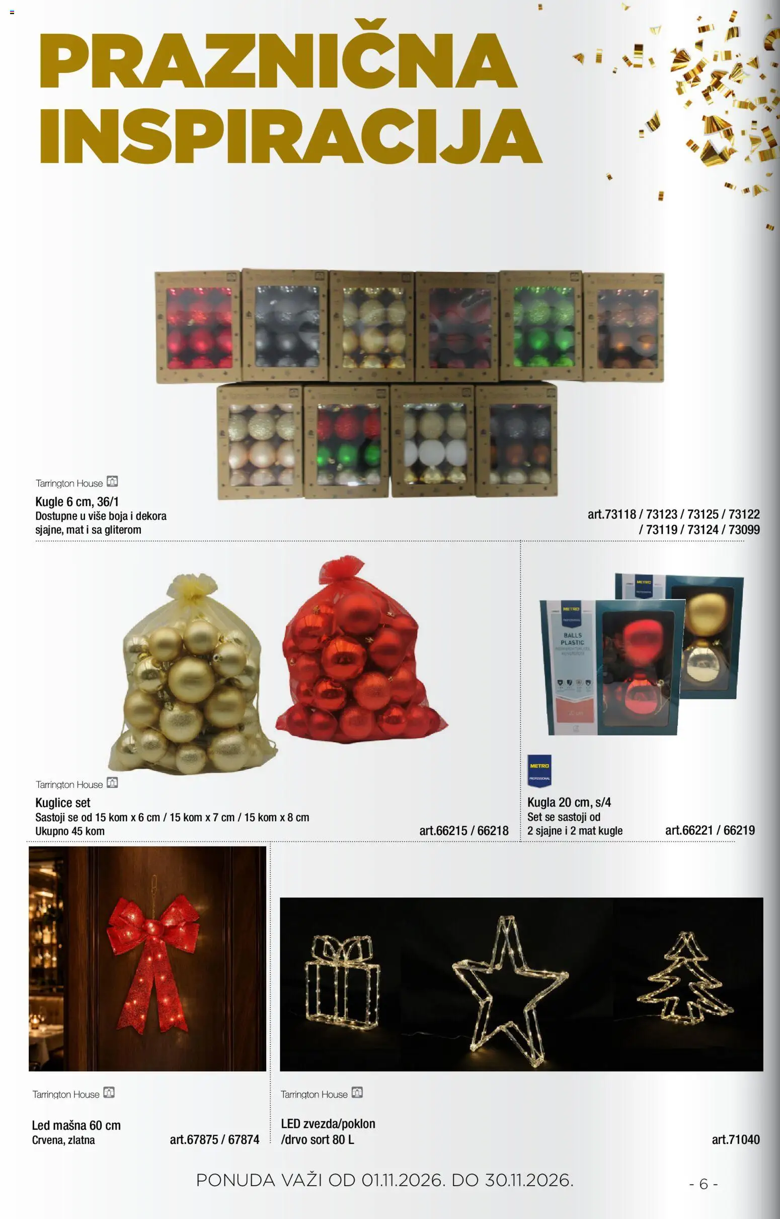 Metro katalog - važi od 01.11.2026 | Strana: 6 | Proizvode: Led