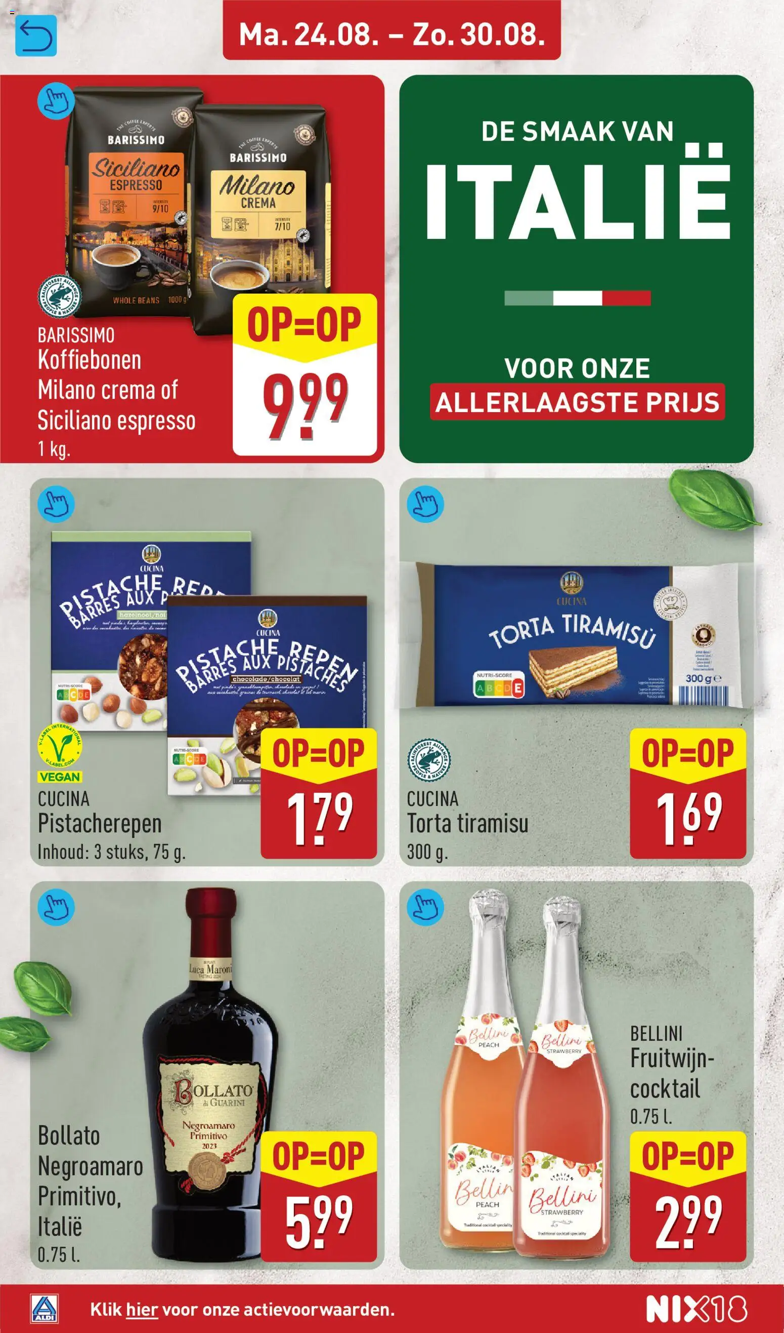 {H1} | Pagina: 28 | Producten: Chocolade, Koffiebonen, Pistaches, Cake