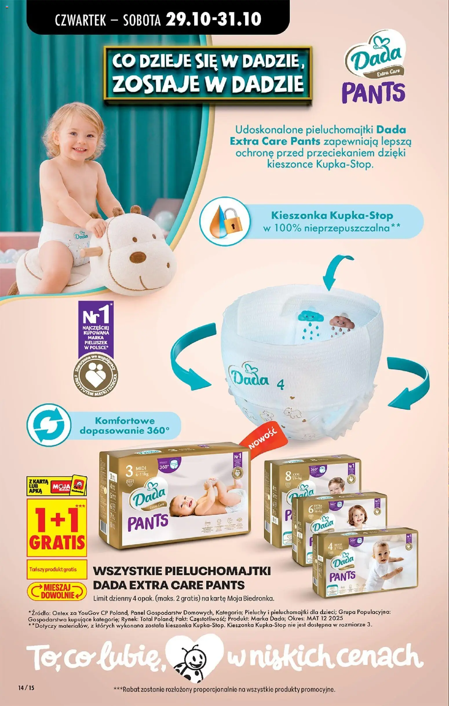 Biedronka Polsko leták - Codziennie niskie ceny od 29.10.2026 | Strana: 20 | Produkty: Pants