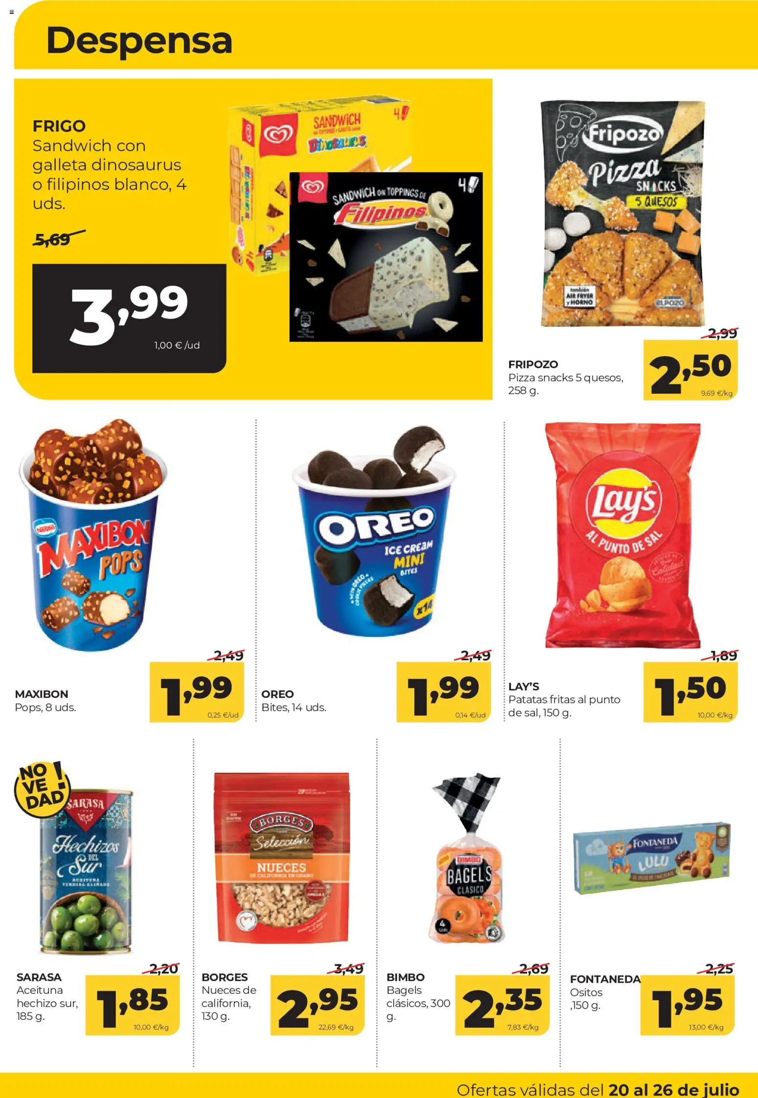 Alimerka folleto Castilla y León │ válido desde el 20/07/2026 | Página: 12 | Productos: Pizza, Horno