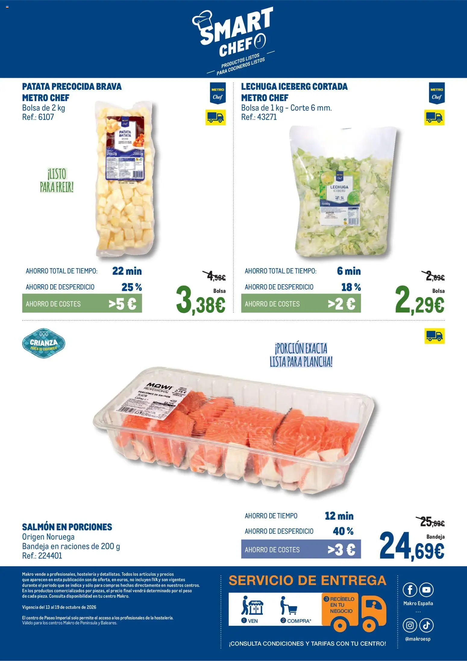 Makro Fresco Península │ válido desde el 13/10/2026 | Página: 6 | Productos: Salmón, Bolsa, Peso, Plancha