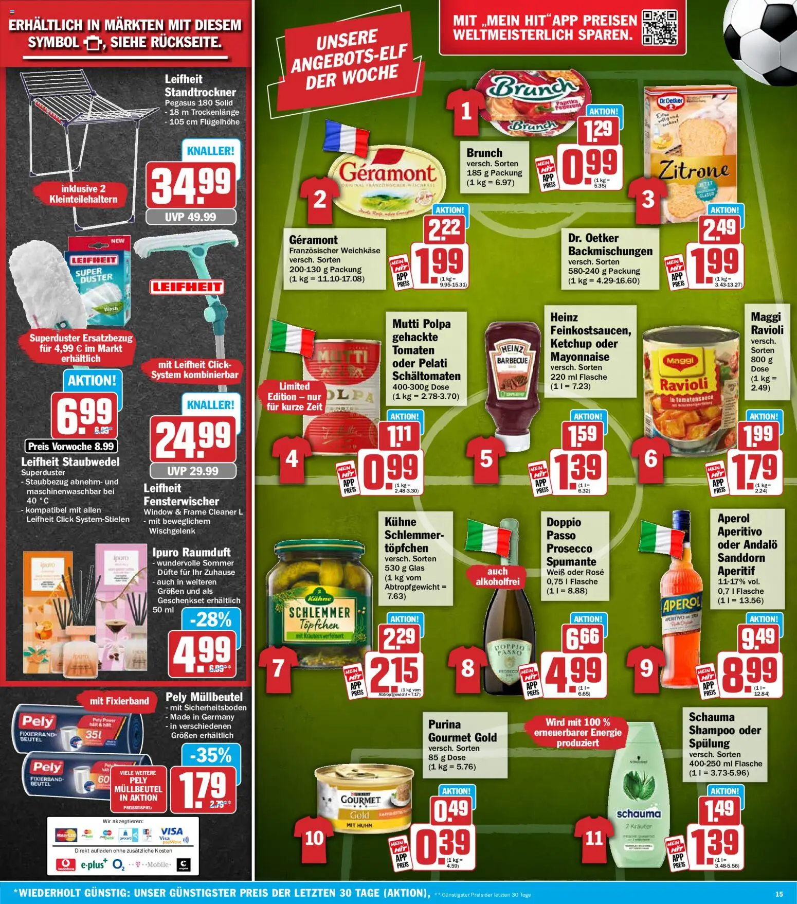 HIT Prospekt – gültig ab 29.06.2026 | Seite: 15 | Produkte: Maggi, Shampoo, Mayonnaise, Zitrone