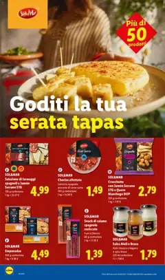 Anteprima del volantino SOL&MAR Crocchette con Jamón Serrano STG e Queso Manchego DOP, Crocchette con Jamón Serrano STG e Queso Manchego DOP valido a partire dal 24/09/2026 | Pagina: 44