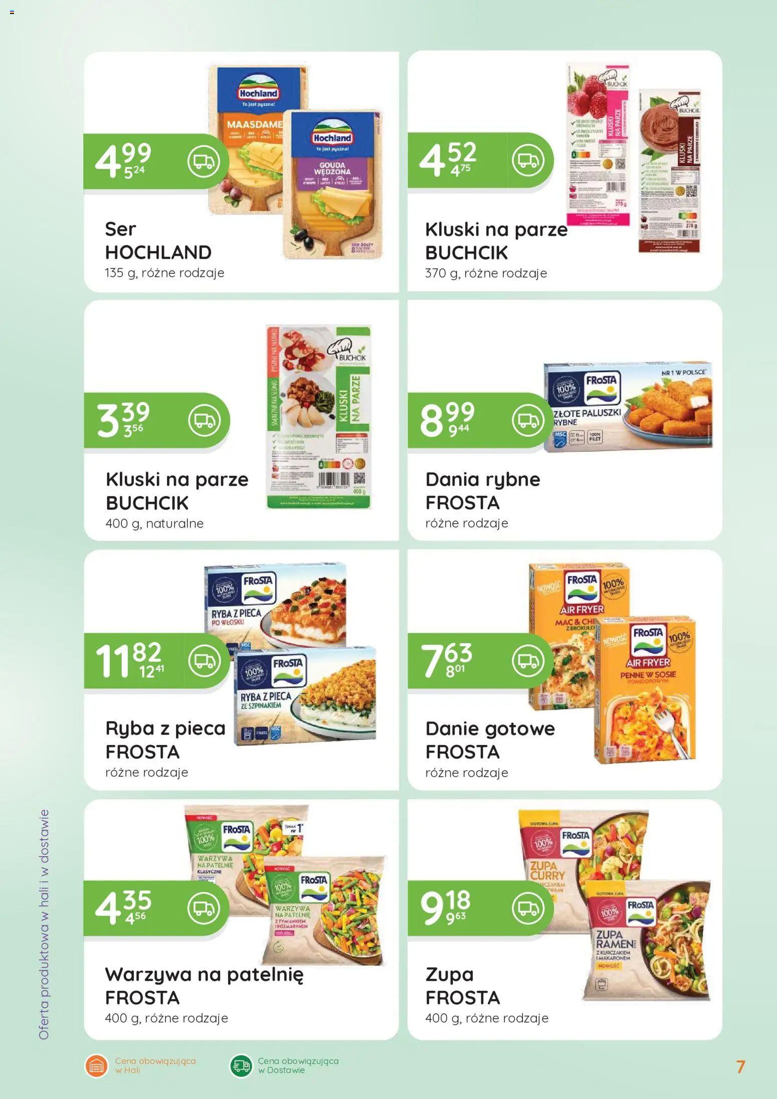 Eurocash gazetka - Oferta Handlowa od 24.08.2026 | Strona: 7 | Produkty: Warzywa na patelnie, Filet, Ryba, Warzywa