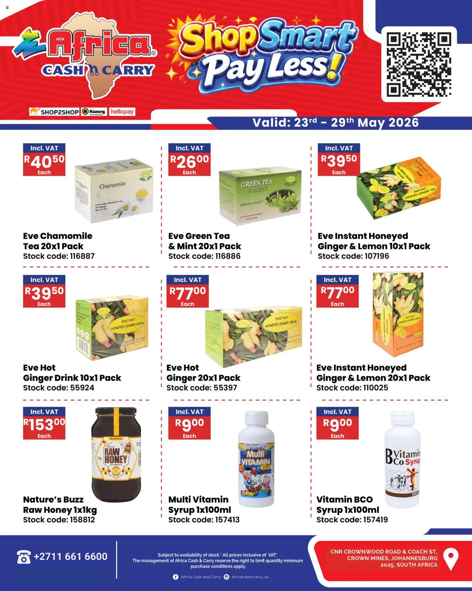 New Africa Cash & Carry catalogue – valid from 23.05.2026 | Page: 1