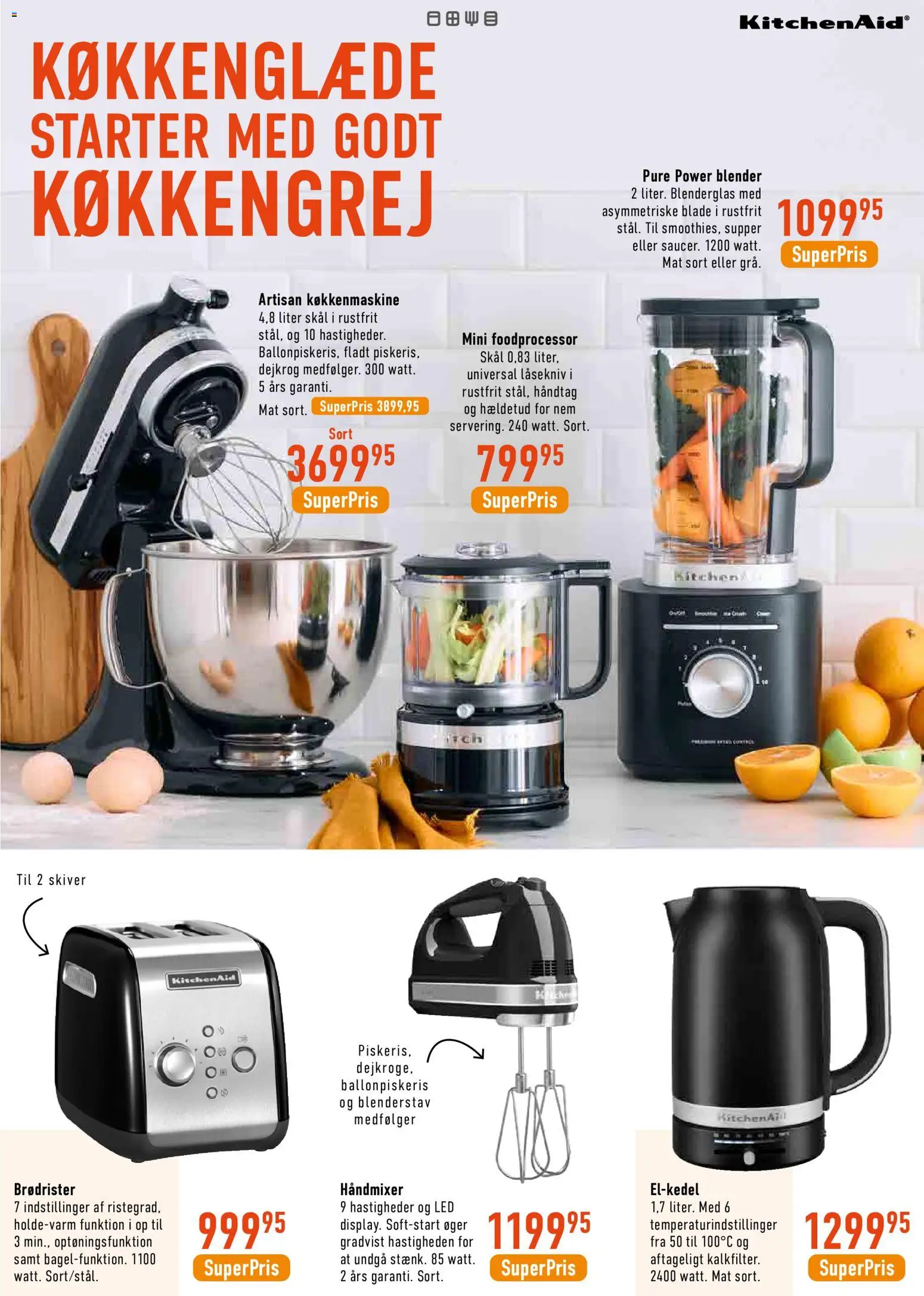 Imerco tilbudsavis – gyldig fra 04/09/2026 | Side: 8 | Produkter: Brødrister, Foodprocessor