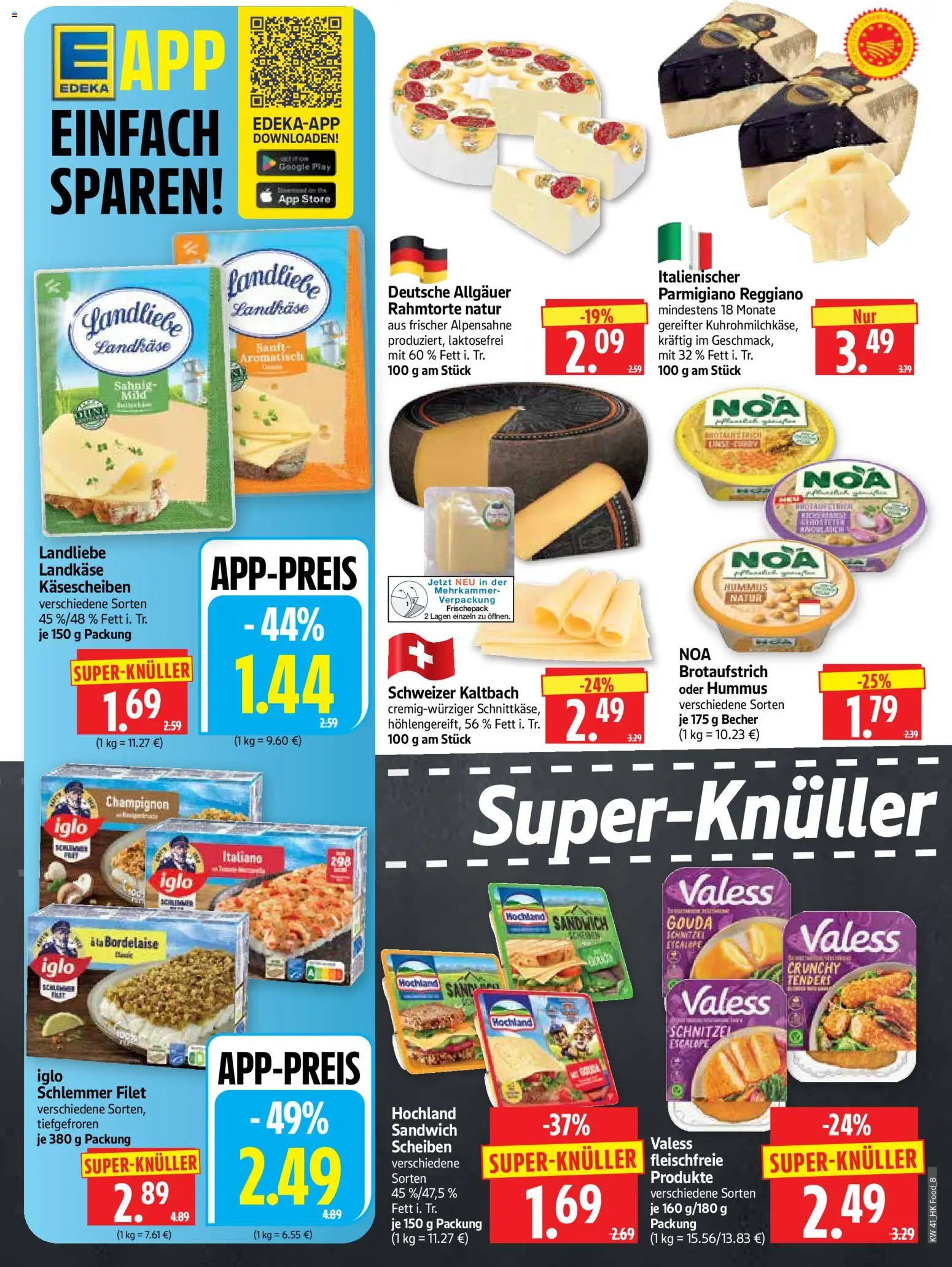 HERKULES Prospekt – gültig ab 05.10.2026 | Seite: 8 | Produkte: Gouda, Iglo, Hummus