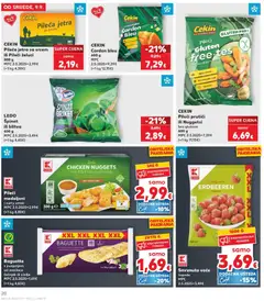 ZARLE CHICKEN NUGGETS mit 8% Flüssigwürzung mit Curry-Dip, 300 ge - Pregled kataloga iz trgovine Kaufland, vrijedi od 09.09.2026 | Stranica: 20