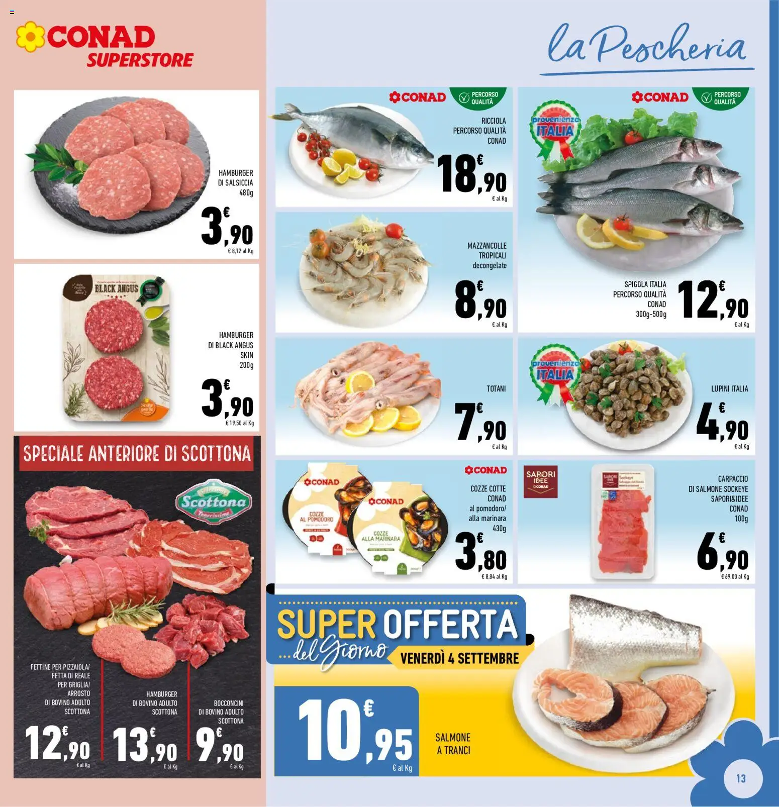Volantino Conad del 26/08/2026 | Pagina: 13