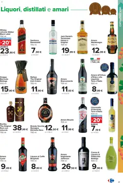 Anteprima del volantino Carrefour volantino Iper Vini valido a partire dal 05/10/2026 | Pagina: 31 | Prodotti: Rum, Jack Daniel’s, Astuccio, Menta