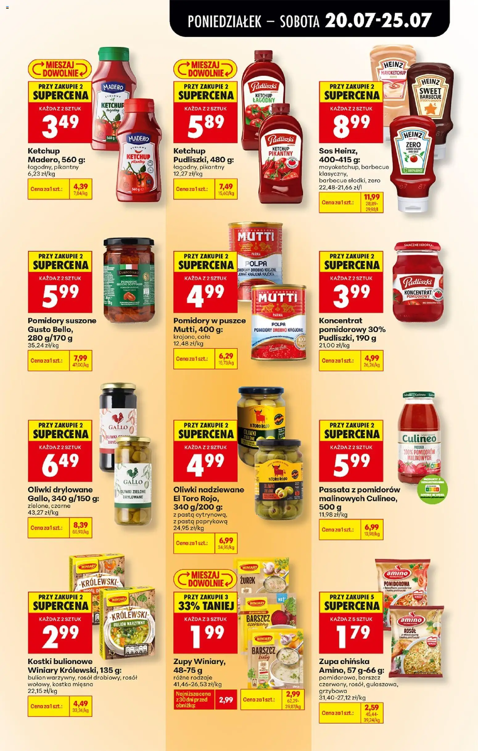Biedronka Polsko leták od 20.07.2026 | Strana: 53 | Produkty: Rajčata, Passata, Krájená rajčata