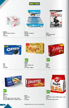 Metro katalog BMPL - pregled Metro kataloga - važi od 01.06.2026 | Strana: 16 | Proizvode: Plazma, Štrudla, Praline, Pecivo