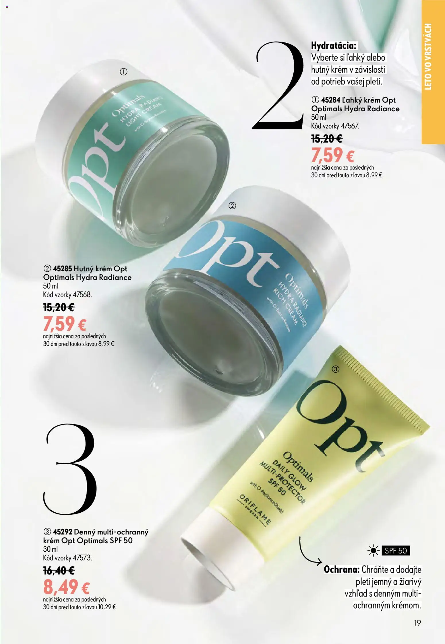 Nové Oriflame akcie – leták je platný od 17.06.2026 | Strana: 19 | Produkty: Krém