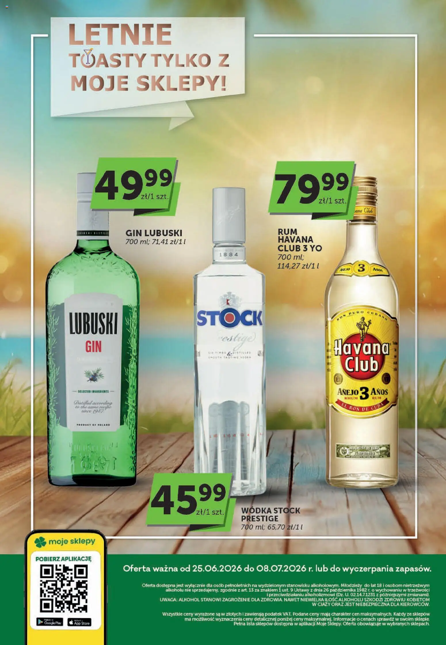 ABC gazetka - Katalog alkoholowy od 25.06.2026 | Strona: 1 | Produkty: Gin Lubuski, Gin, Alkohol, Wódka