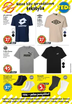 Pogląd oferty "TEDi gazetka - Nowy Tomyśl" - ważna od 15.05.2026 | Strona: 5 | Produkty: Skarpety, Skarpetki, Artykuły szkolne, Tekstylia