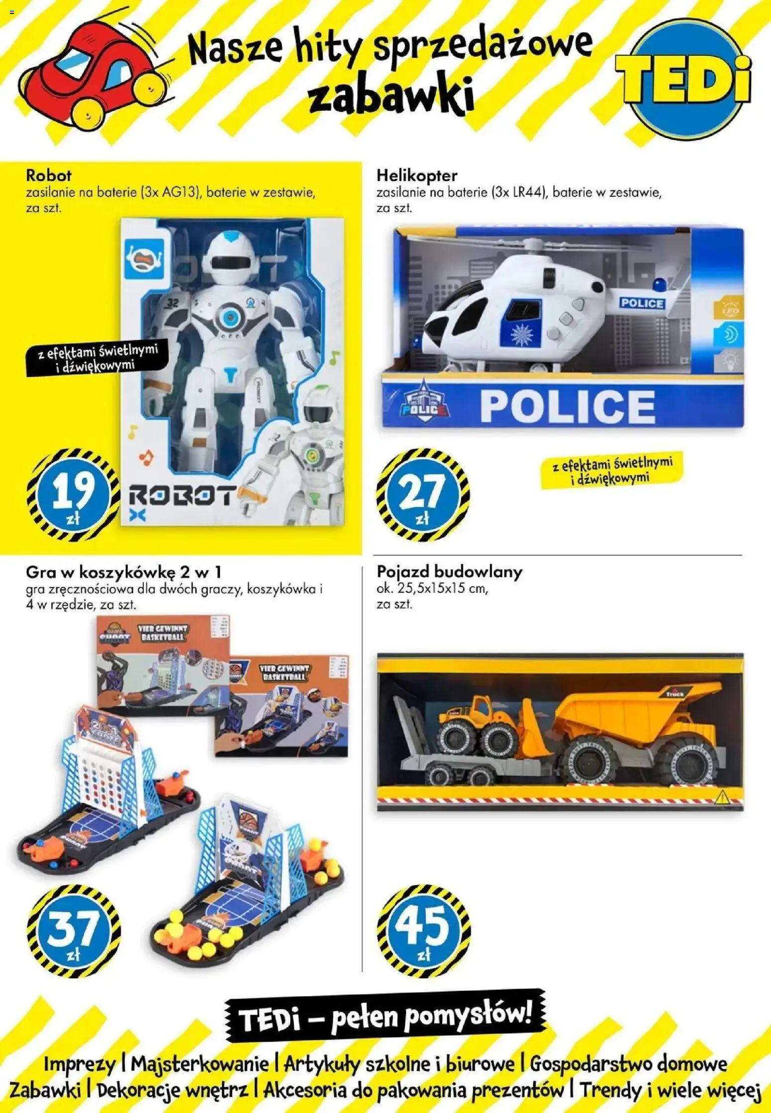 TEDi gazetka - Siemianowice Śląskie od (27.08.2026 - 03.09.2026) | Strona: 3 | Produkty: Zabawki, Gra, Baterie, Robot