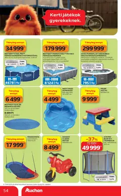 Auchan akciós újság - amely érvényes a következő dátumtól: 14.05.2026 | Oldal: 54