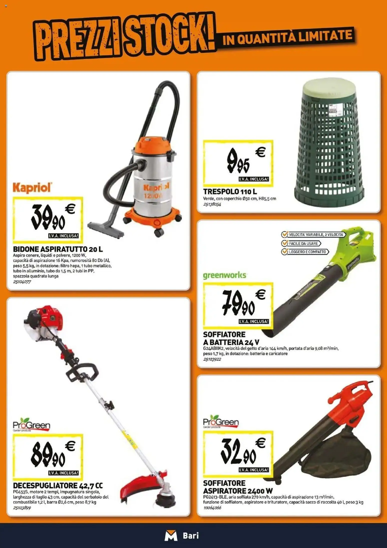 Nuovo TECNOMAT catalogo Bari dal 27/08/2026 > offerte anteprima 🛍️ | Pagina: 16 | Prodotti: Coperchio, Tubo, Tubi, Batteria
