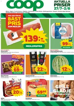 Coop erbjudanden - Förhandsvisning av reklamblad från butik Coop aktuell från 27/07/2026