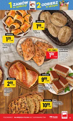 Pogląd oferty "POLOmarket gazetka" - ważna od 23.09.2026 | Strona: 55 | Produkty: Kapusta, Ciasto, Chleb, Chleb bezglutenowy