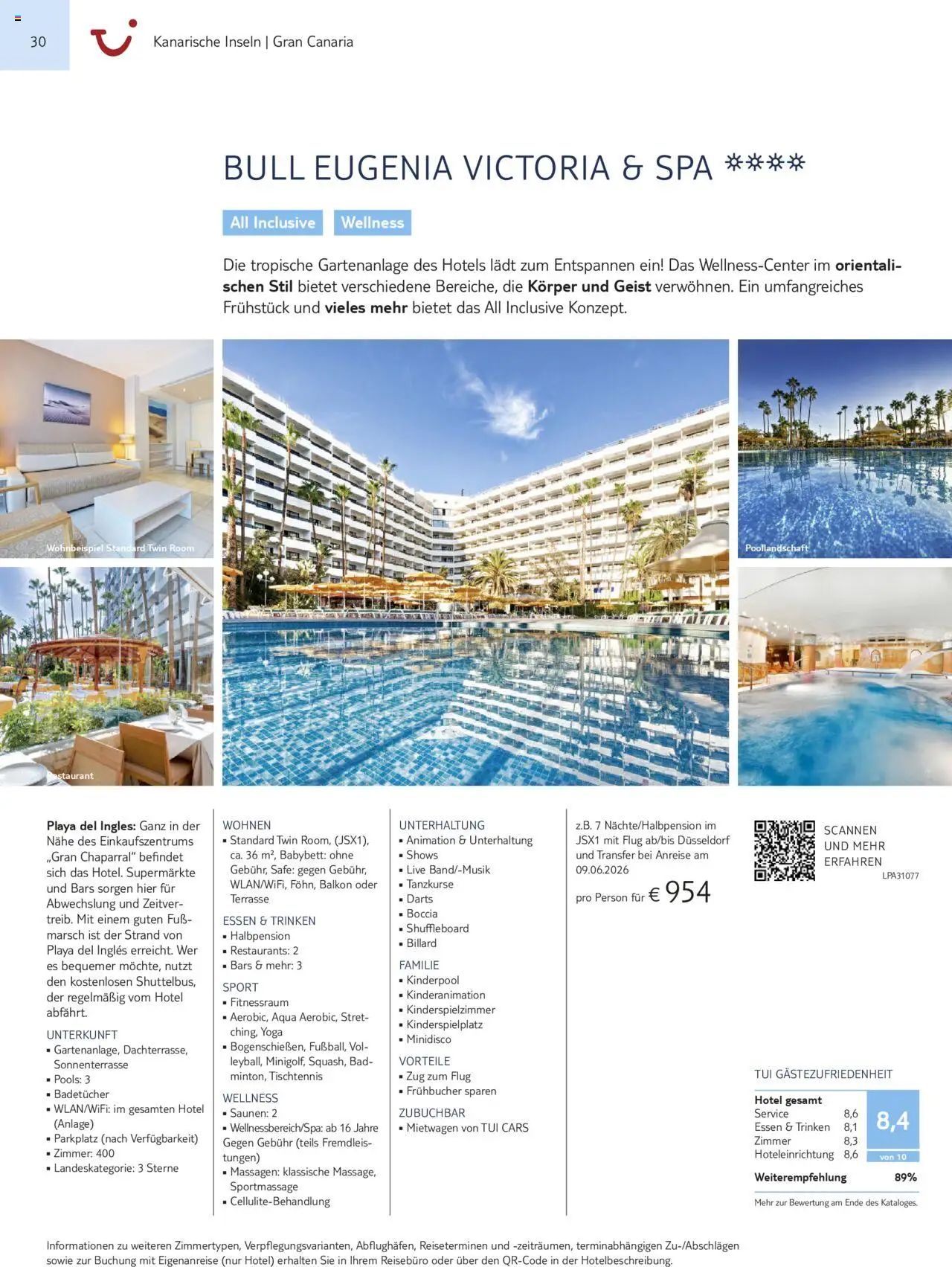 Aida - Kanaren, Kapverden & Senegal 2025/26 – gültig ab 01.11.2025 | Seite: 30 | Produkte: Babybett, Bad