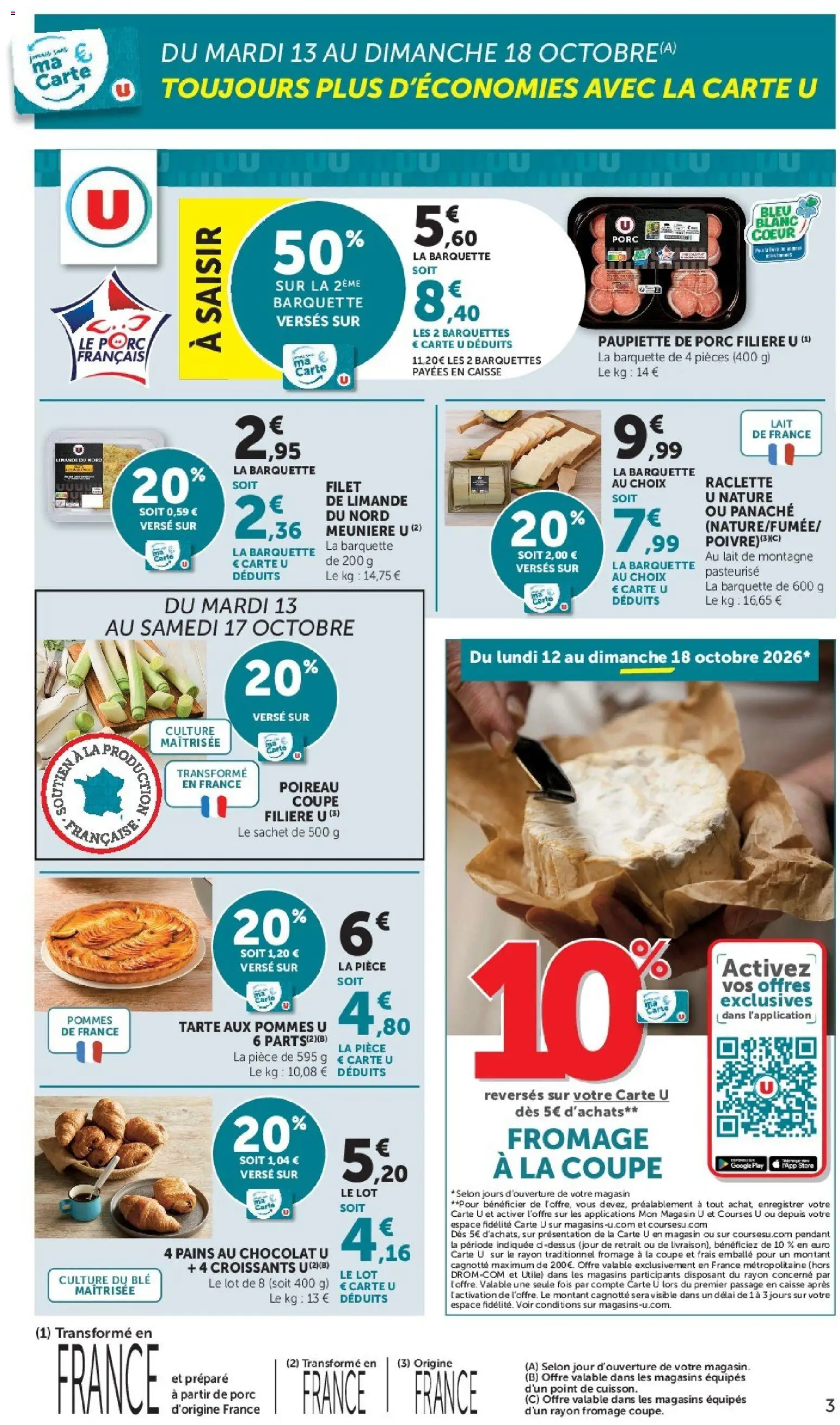 {H1} | Page: 3 | Produits: Poivre, Store, Raclette, Tarte aux pommes