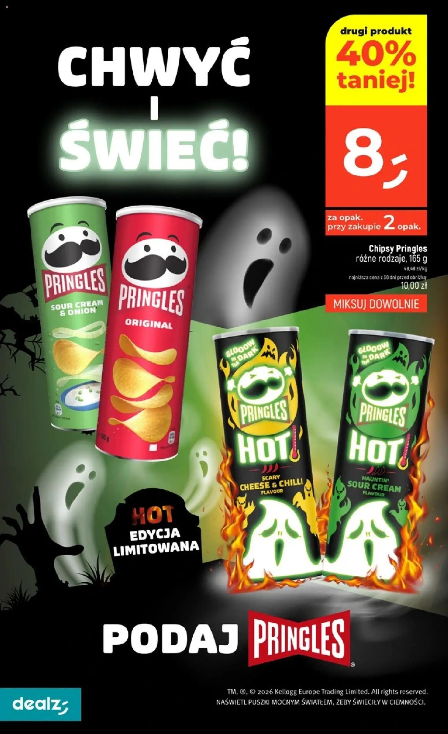 Dealz gazetka od 15.10.2026 | Strona: 28 | Produkty: Chipsy, Chipsy pringles, Pringles