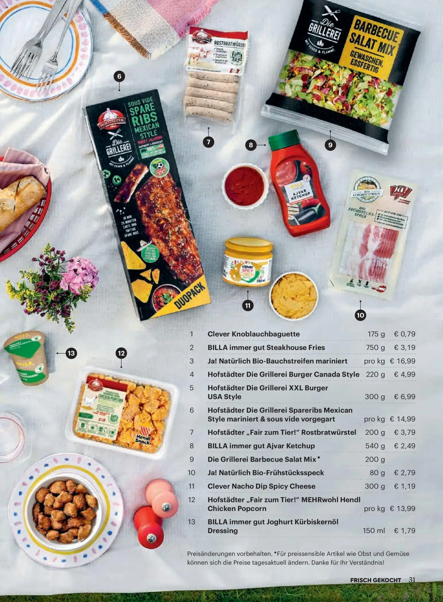 Billa AT akciós ujság - amely érvényes a következő dátumtól: 01.07.2026 | Oldal: 29 | Termékek: Ajvár, Popcorn, Joghurt, Ketchup