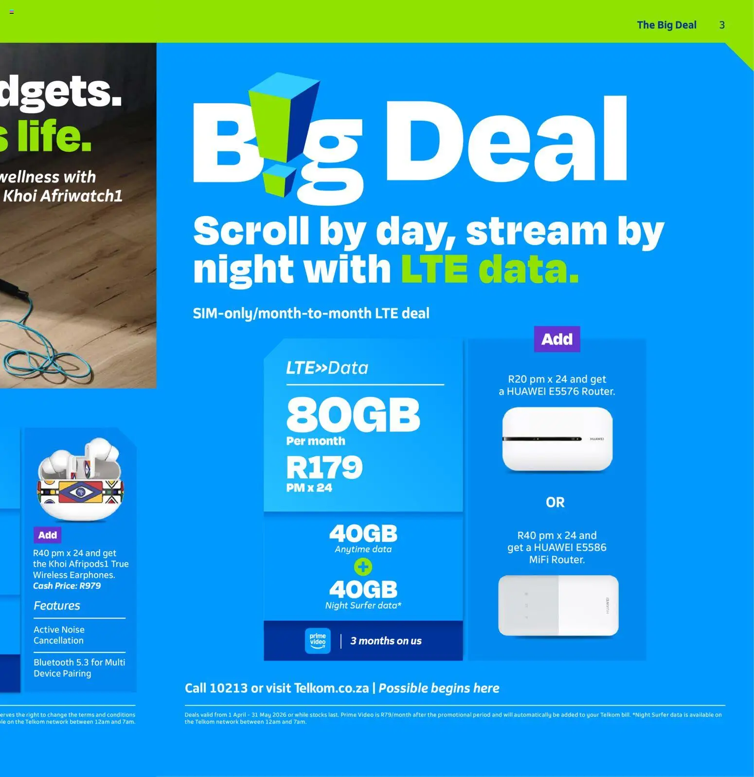 New Telkom catalogue – valid from 01.04.2026 | Page: 3 | Products: Data