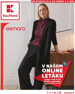 Kaufland SK Nonfood akciós újság - amely érvényes a következő dátumtól: 2026.08.27.