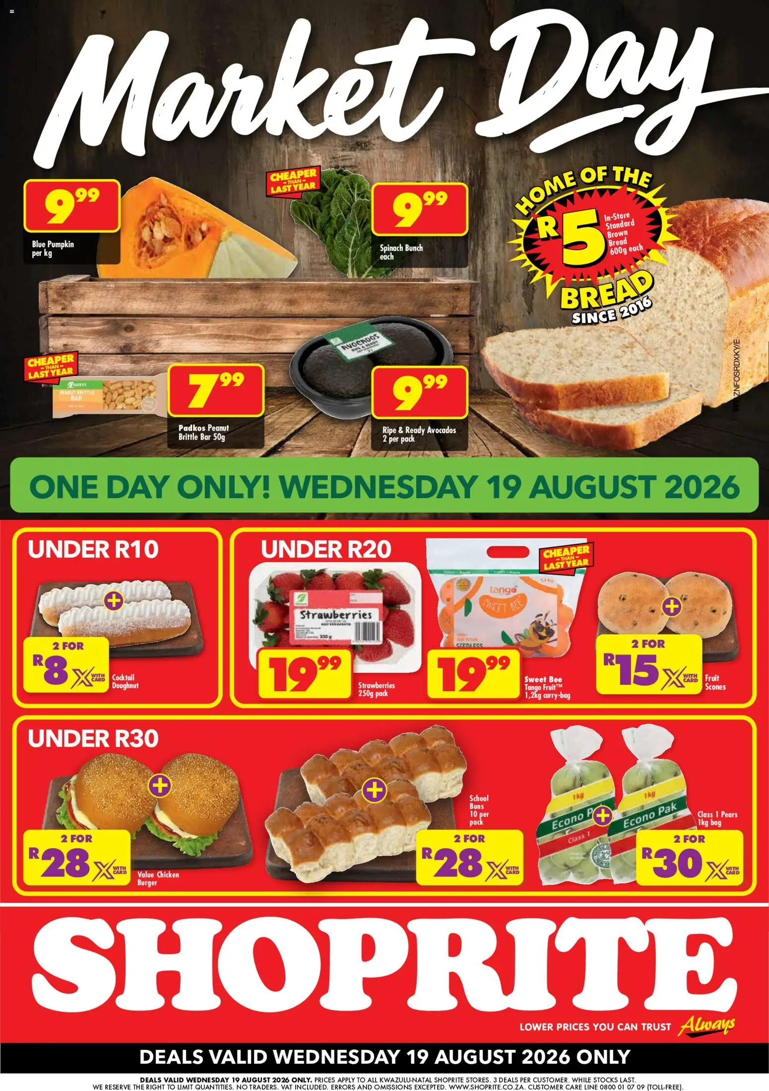 New Shoprite catalogue – valid from 19/08/2026 | Page: 1