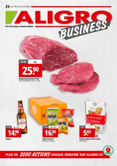 Aligro aktionen Business Chavannes, Matran, Genève, Sion ab 18.05.2026 gültig