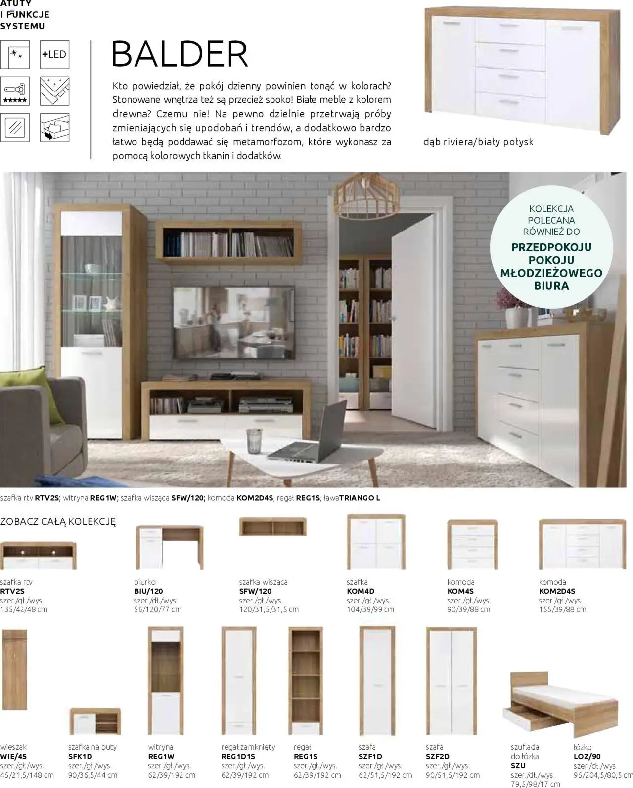 Black Red White Gazetka - Katalog rodzinnych wnętrz od 24.05.2024 | Strona: 66 | Produkty: Buty, Szafa, Komoda, Wieszak