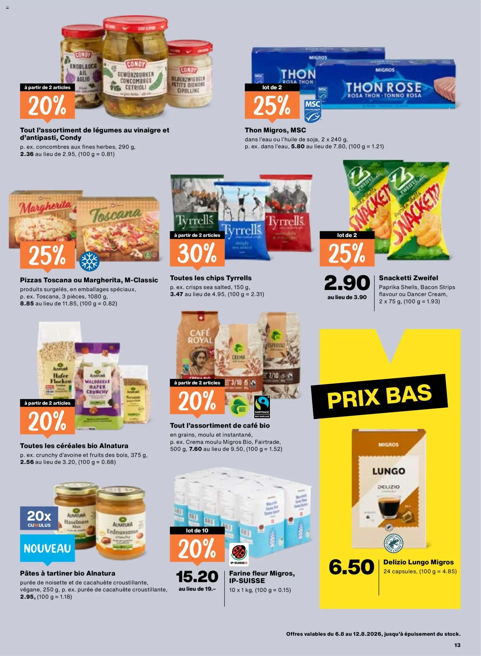 Migros aktionen FR – gültig ab 06.08.2026 | Seite: 13