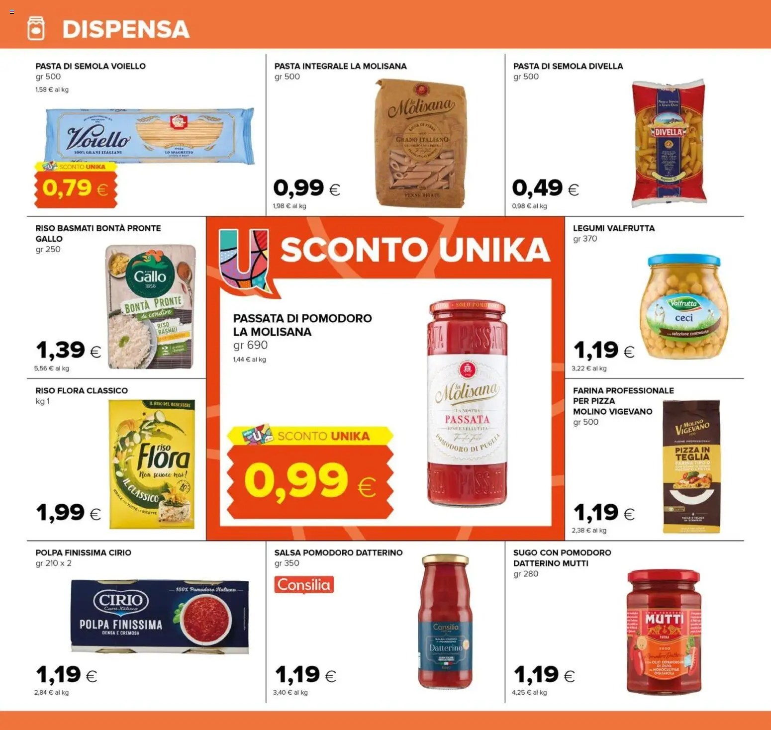 Volantino Oasi del 21/08/2026 | Pagina: 20 | Prodotti: Legumi, Teglia, Ceci, Farina