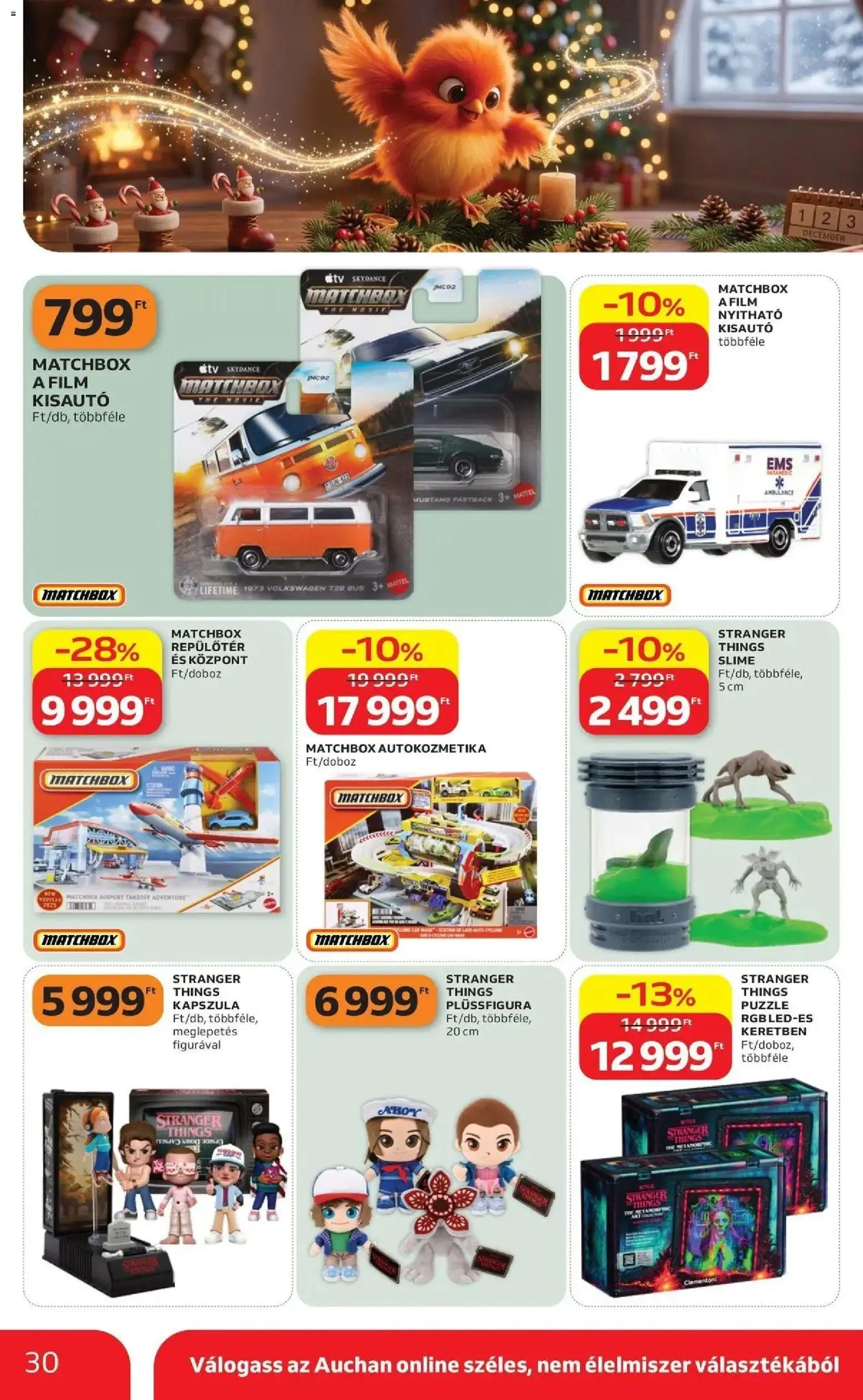 Auchan akciós újság Miskolc - 2026.10.29. -tól/töl > akció, lapozható szórólap 🛍️ | Oldal: 30 | Termékek: Kapszula, Puzzle, Slime, Kisautó