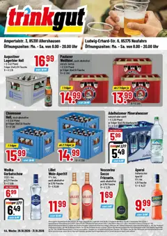 Trinkgut Prospekt Neufahrn ab 26.10.2026 gültig