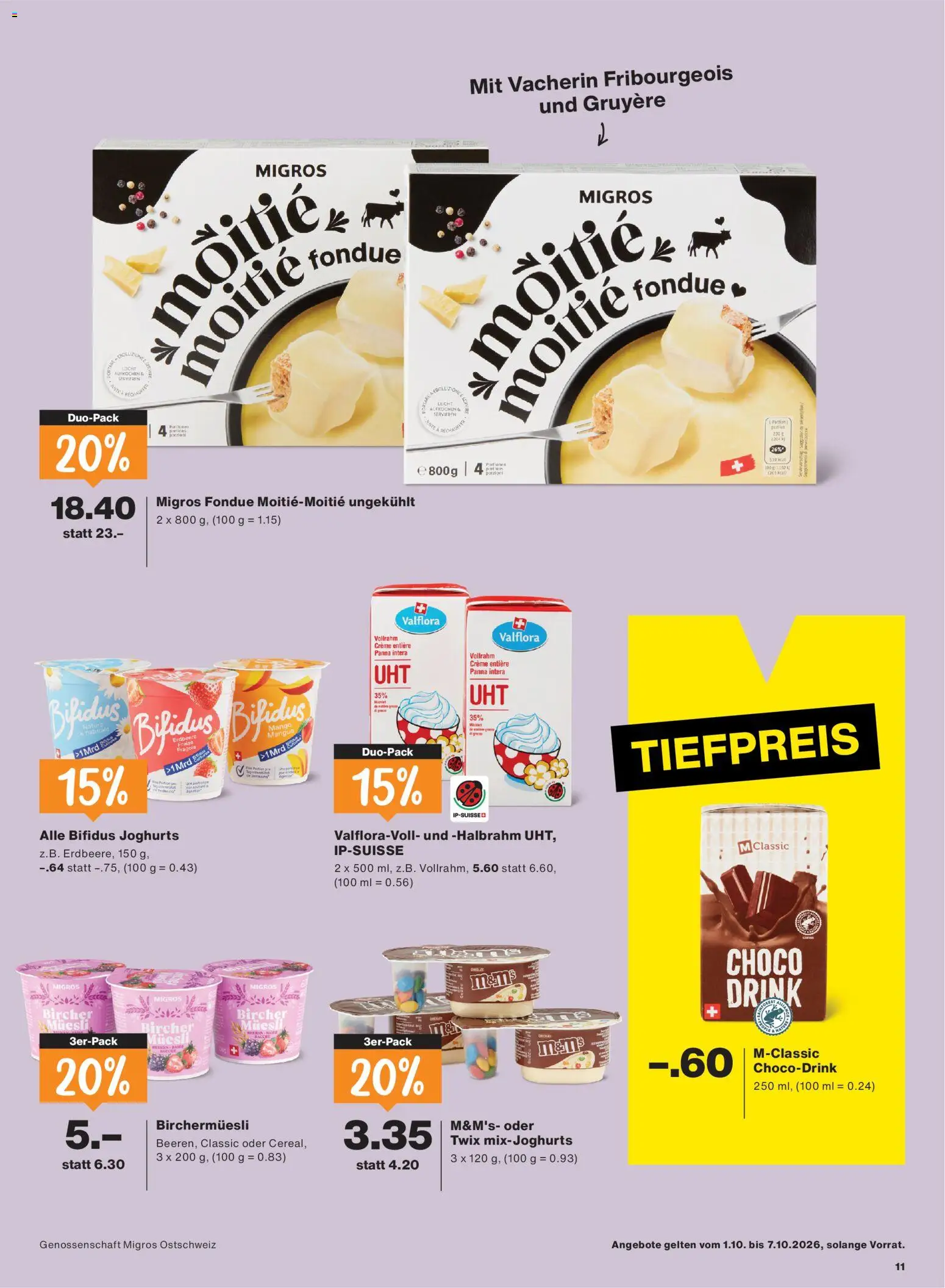 Migros aktionen – gültig ab 01.10.2026 | Seite: 11