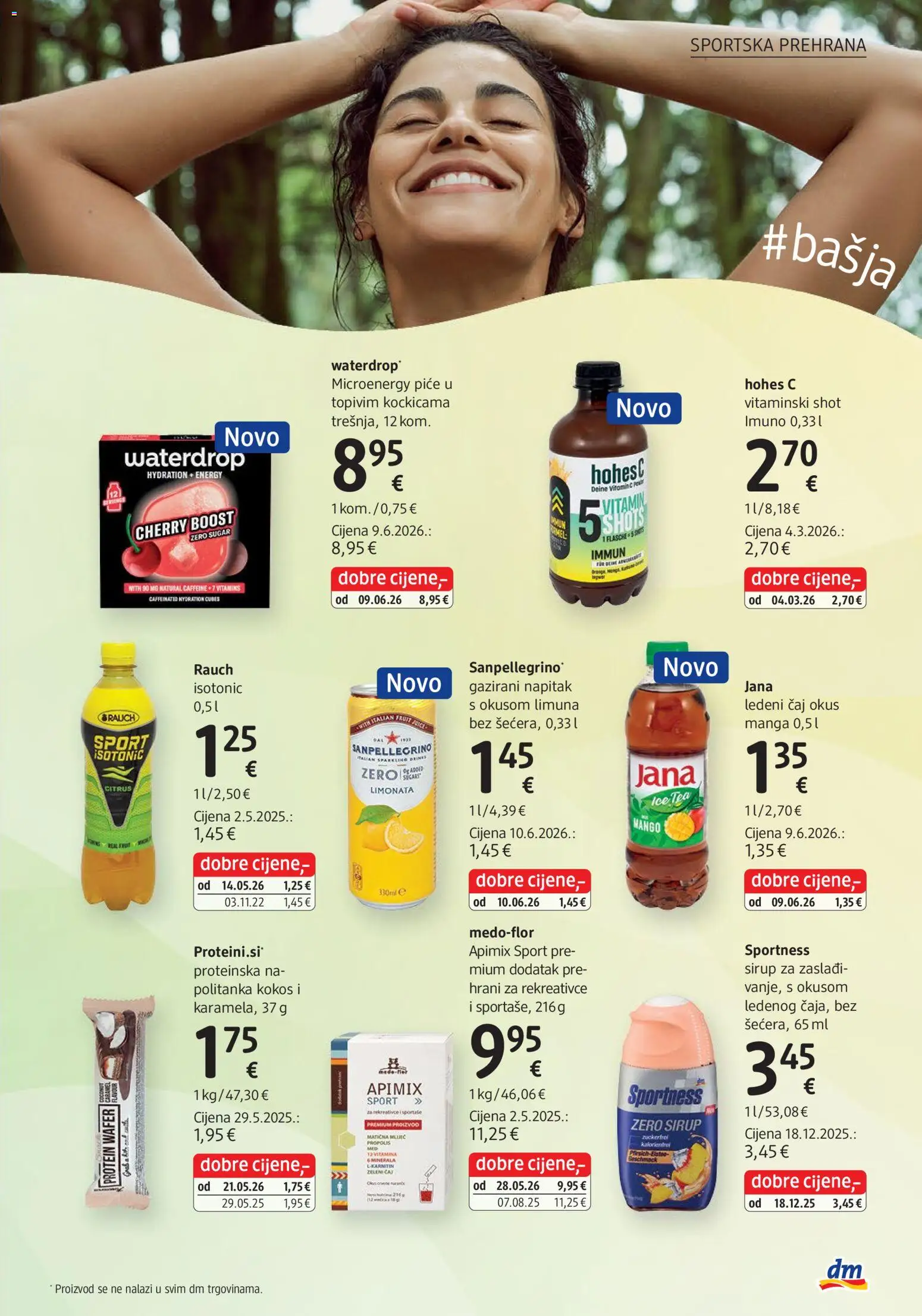 DM katalog | vrijedi od 01.07.2026 | Stranica: 31 | Proizvodi: Ledeni čaj, Čaj, Mango, Sirup