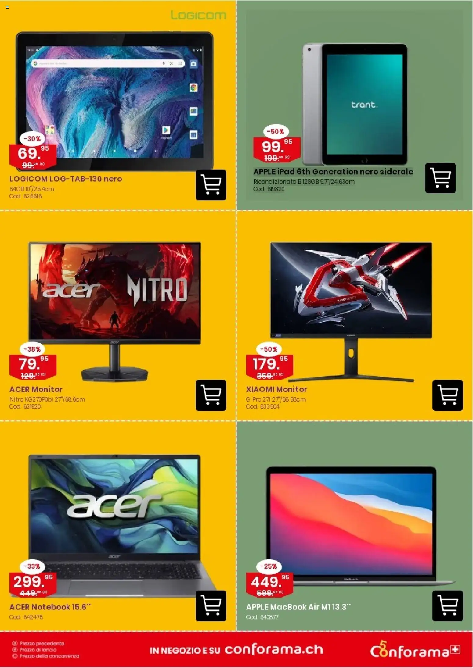 Conforama aktionen IT – gültig ab 21.10.2026 | Seite: 2 | Produkte: Notebook, Monitor, Apple, Ipad