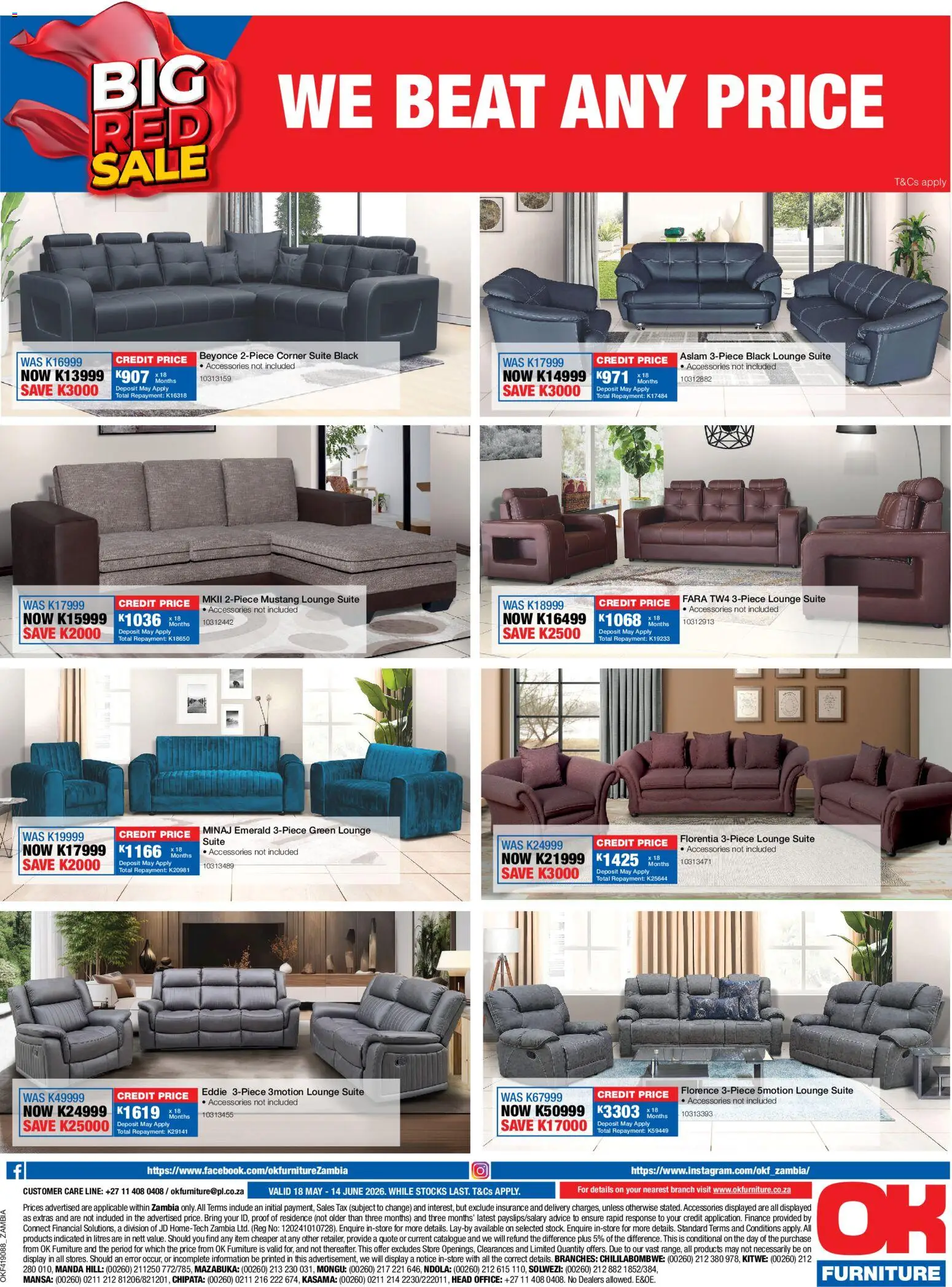 New OK Furniture catalogue – valid from 18.05.2026 | Page: 12 | Products: Lounge suite