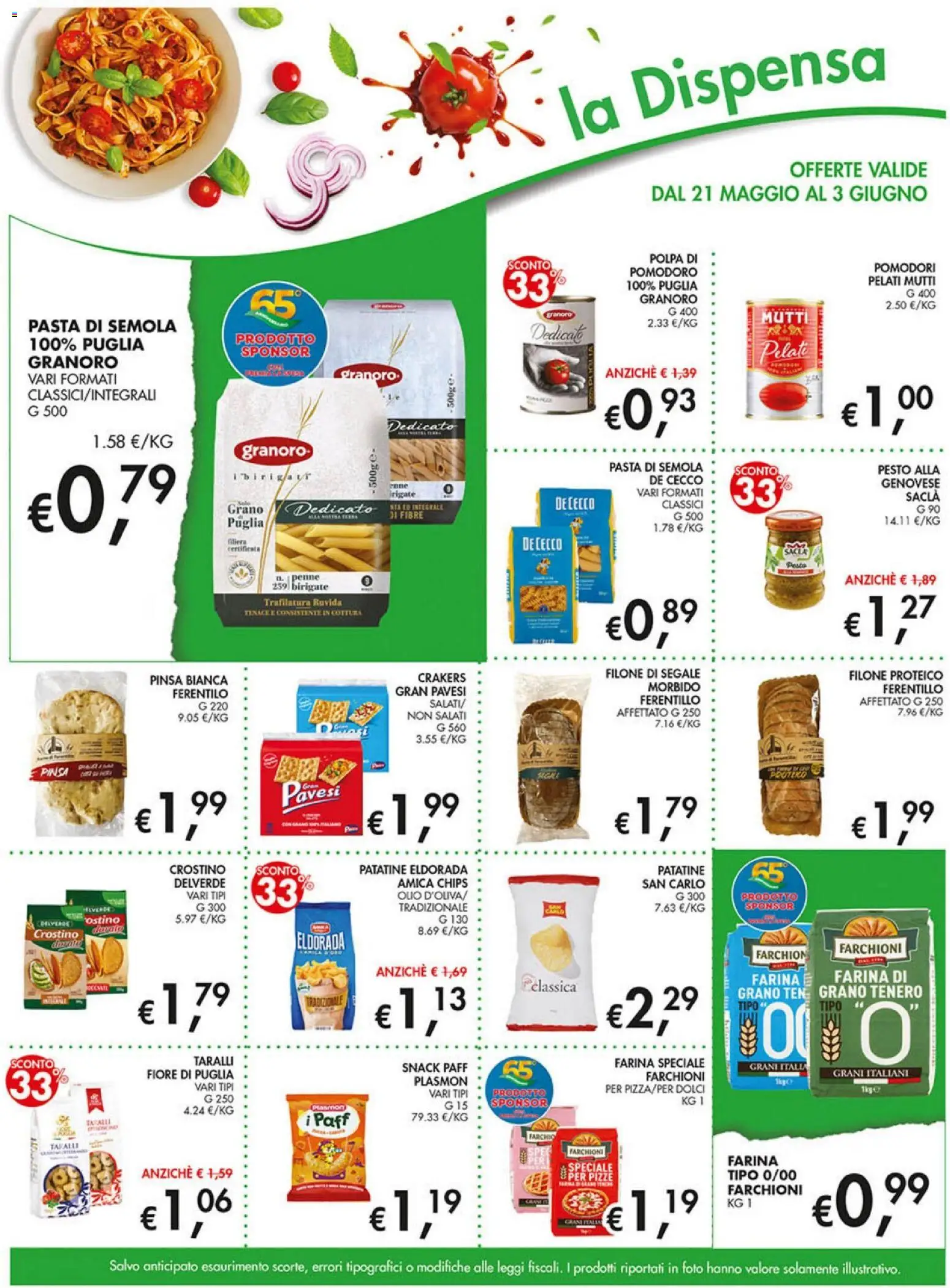 Volantino Coal del 21.05.2026 | Pagina: 13 | Prodotti: Patatine, Olio, Farina, Pasta