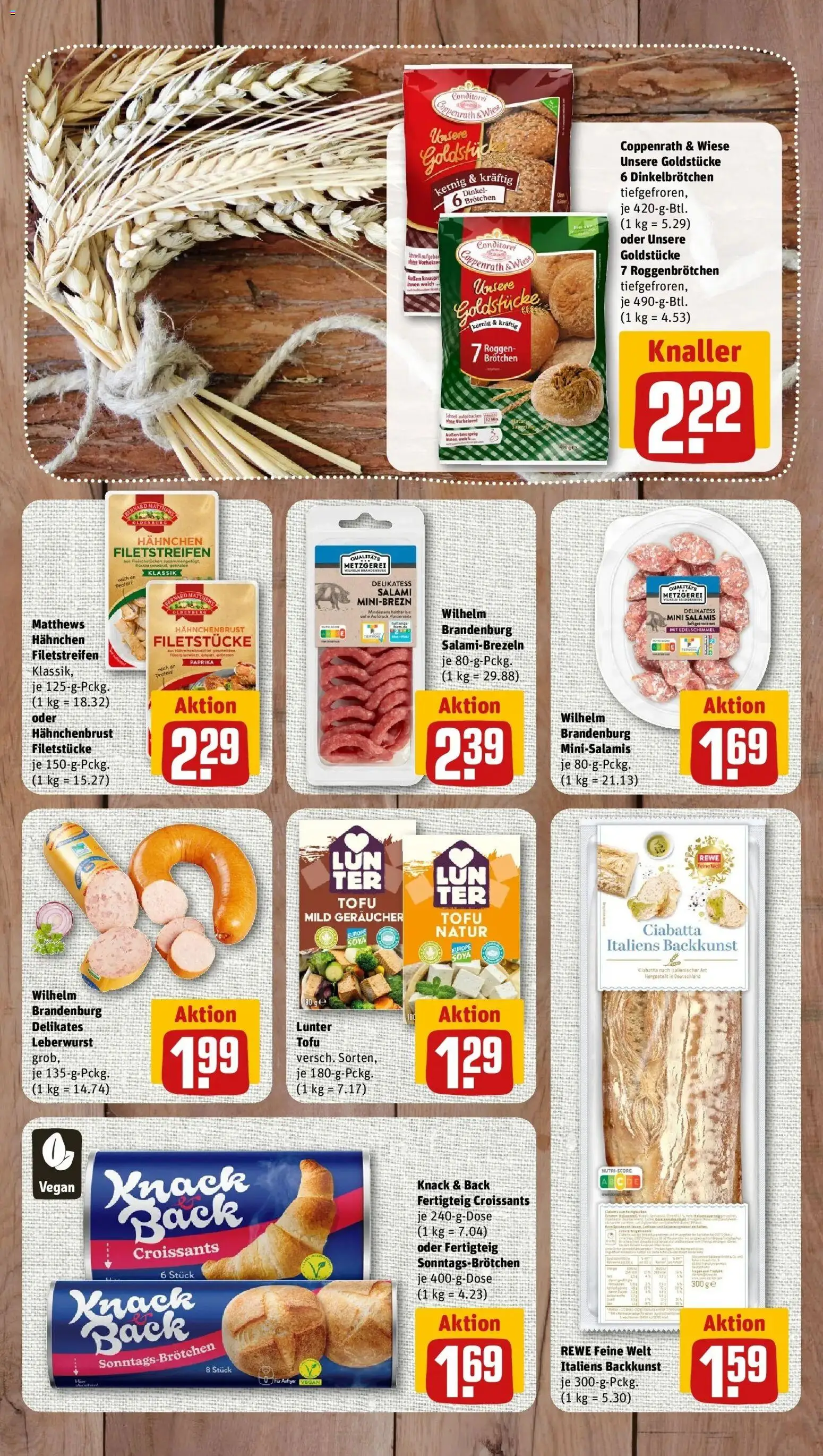 REWE Prospekt ab 03.08.2026 zum Blättern » Angebote | Seite: 7 | Produkte: Hahnchen, Paprika, Salami, Hahnchenbrust
