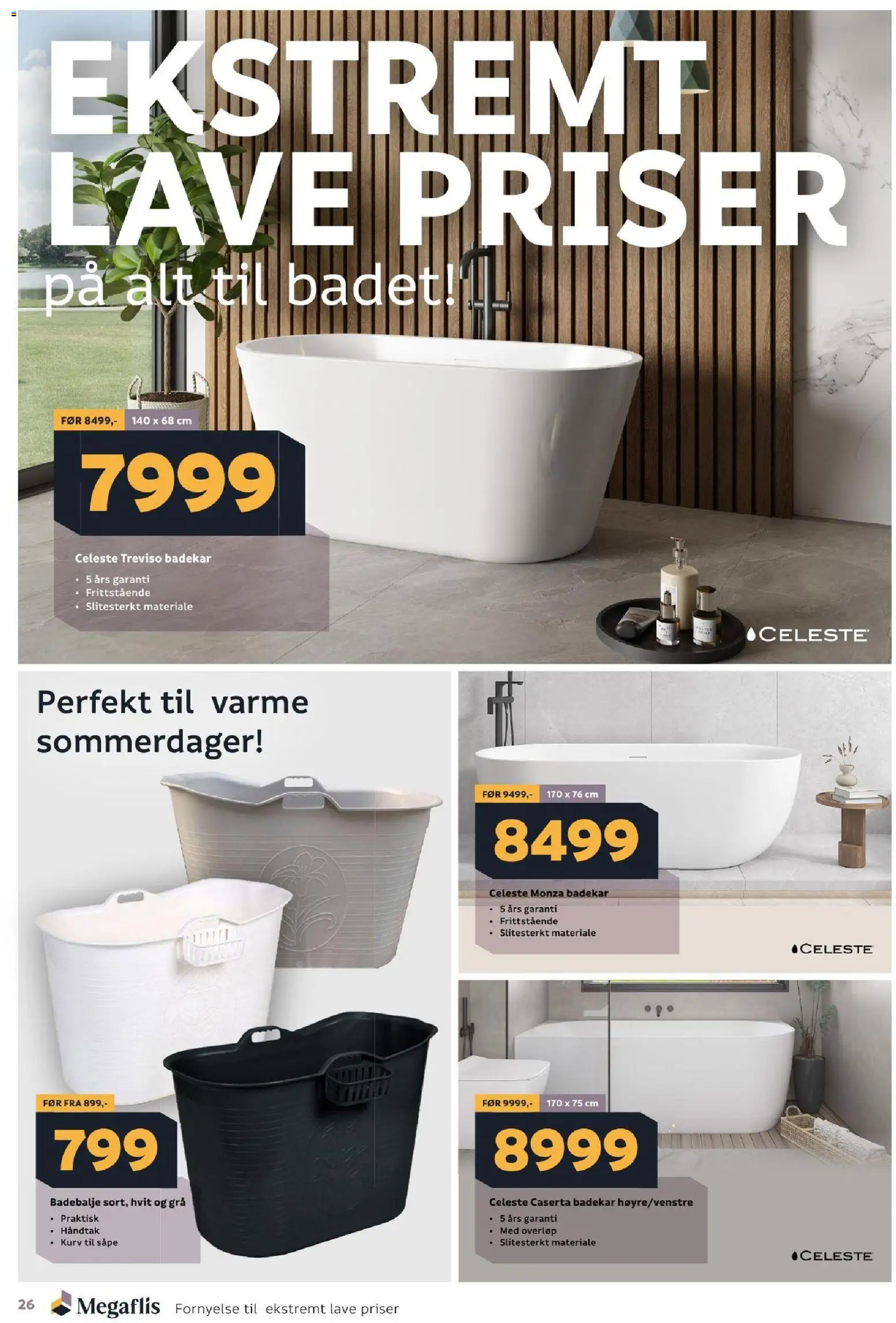 {H1} | Side: 26 | Produkter: Såpe, Badekar, Kurv, Håndtak