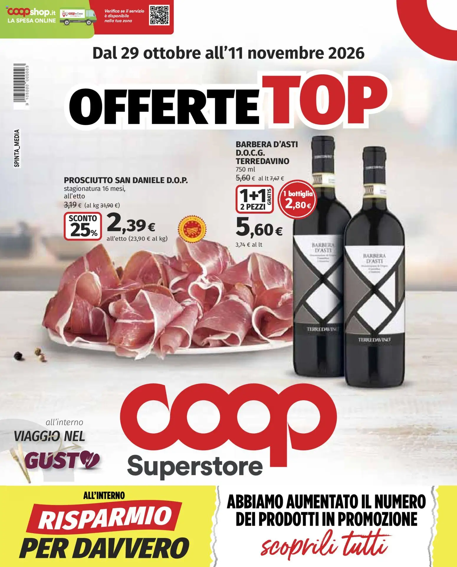 Volantino COOP del 29/10/2026 | Pagina: 1