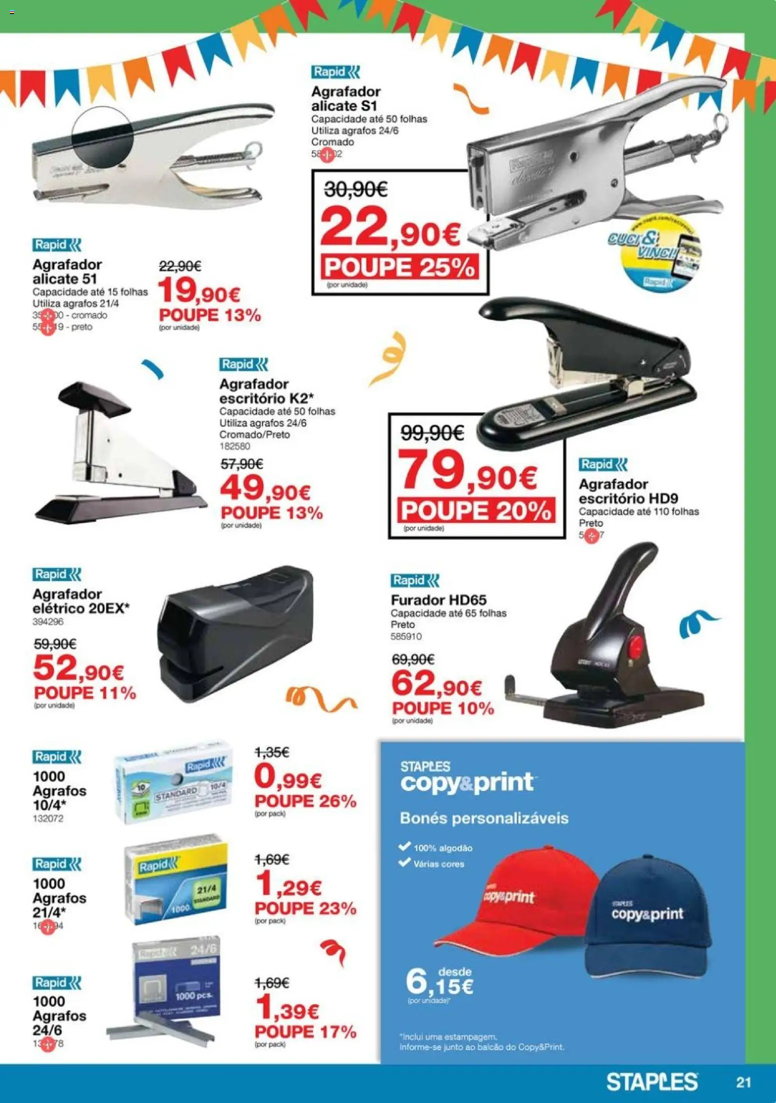 Staples Arraial das Cadeiras e Mobiliário | 04/05/2026 |  🎉 Como obter um desconto limitado? Poupe ainda hoje! | Portugal